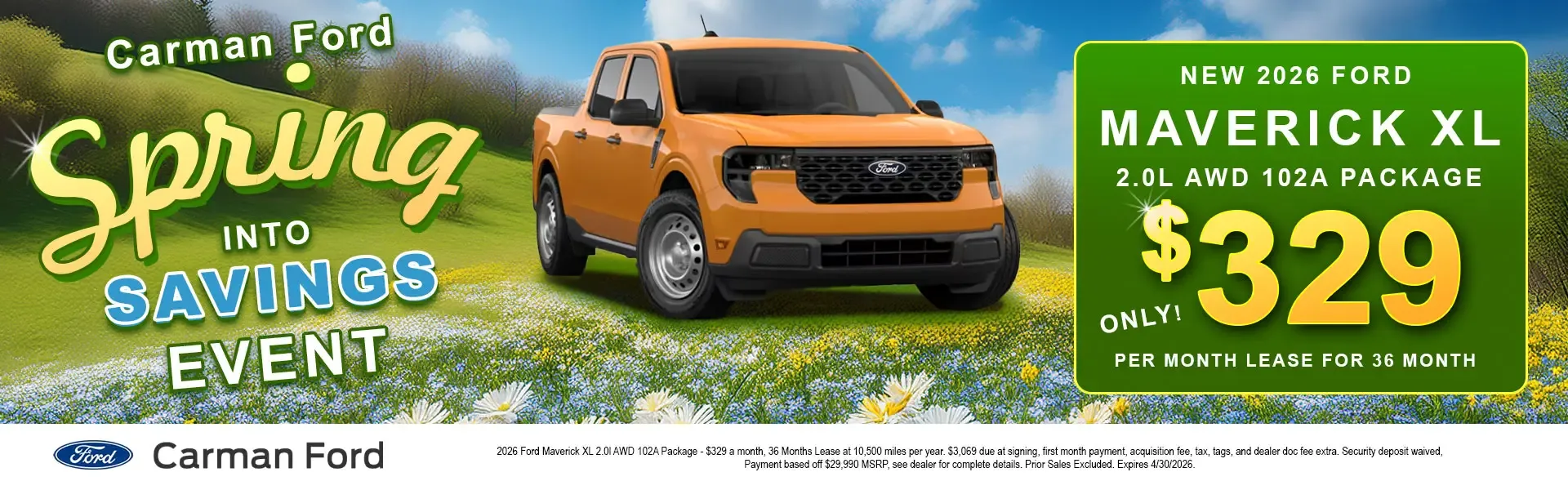 New 2026 Ford Maverick Special